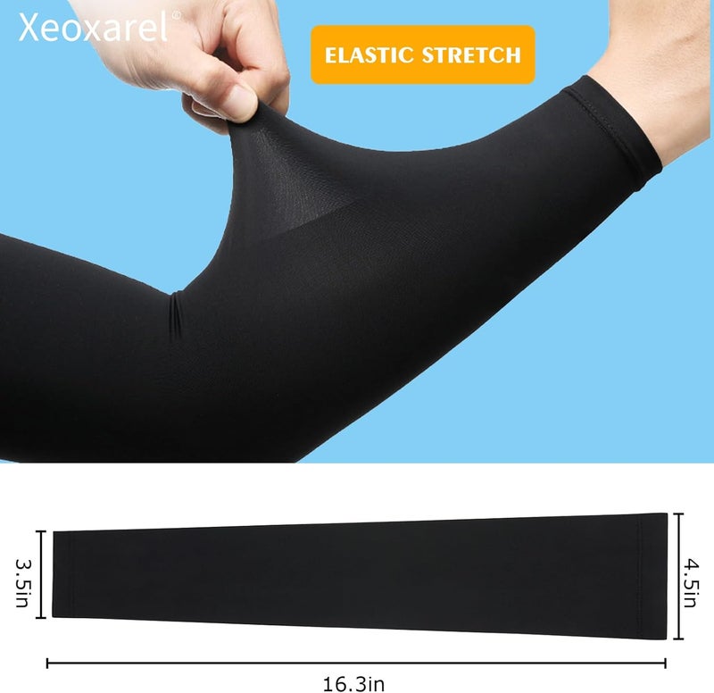 Xeoxarel أكمام ذراع للرجال والنساء (متاحة في 4 أزواج/12 زوج) - Image 4